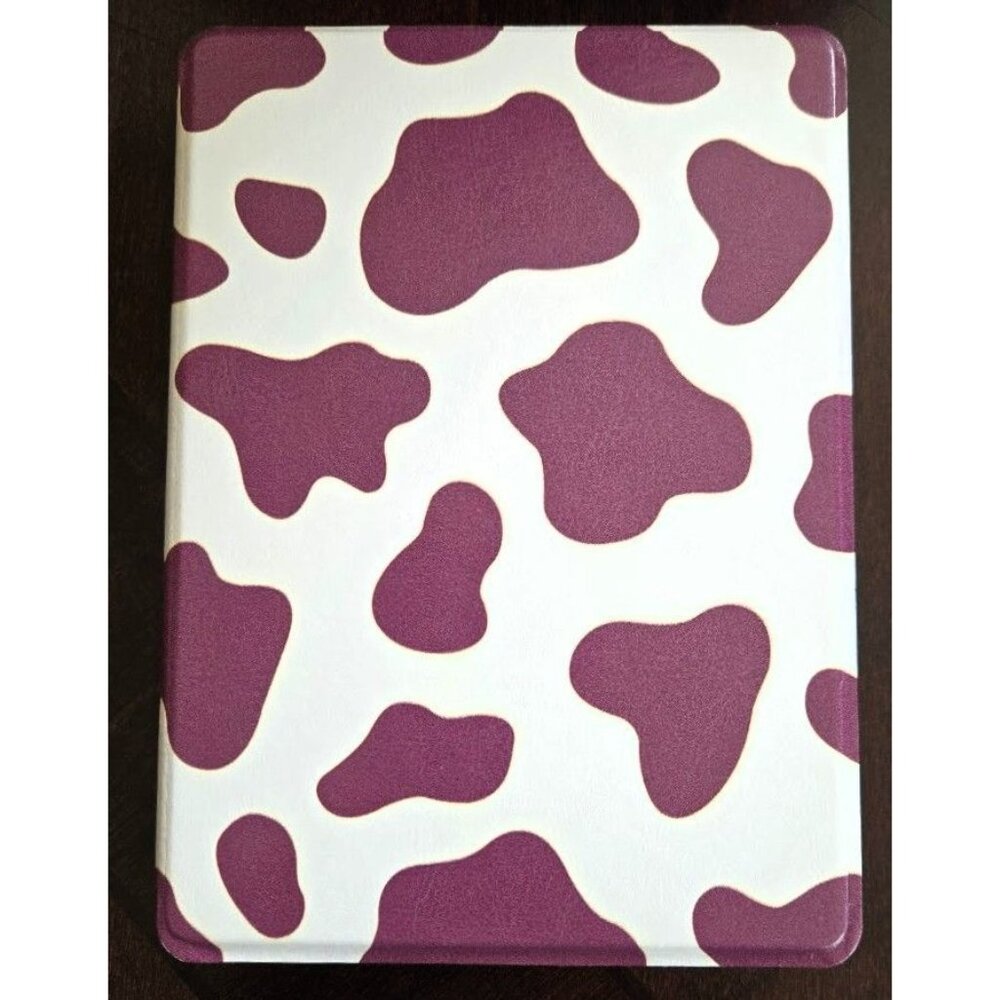 Kindle Paperwhite Case For 11th Generation 6.8" Cobak Cow Print PU Leather